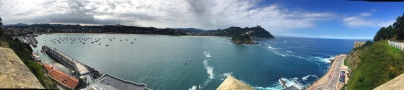 Panorama of the view from the top of San Sebastian Hike